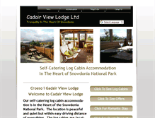 Tablet Screenshot of cadairviewlodge.co.uk